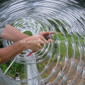 Galvaniserad Concertina Razor Wire Fence
